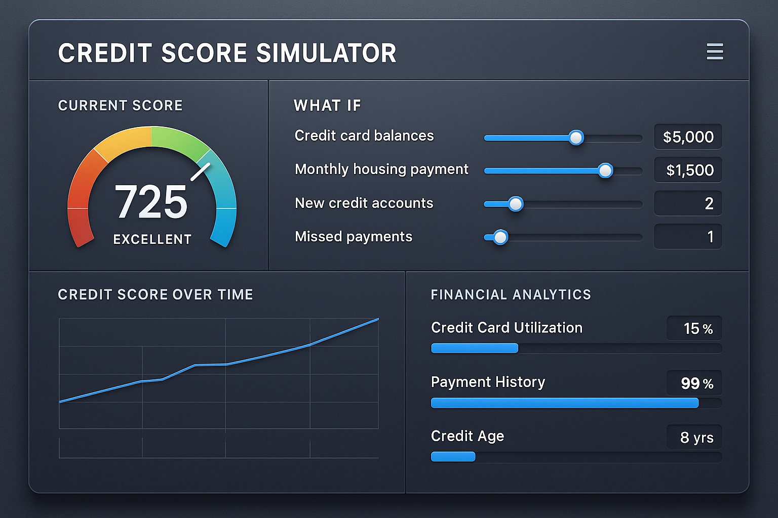 Credit Score Simulator Tool Cover