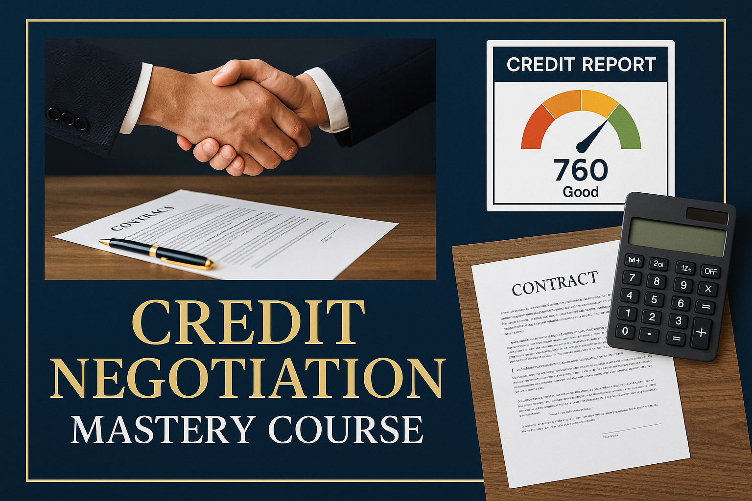Credit Negotiation Mastery Course Cover